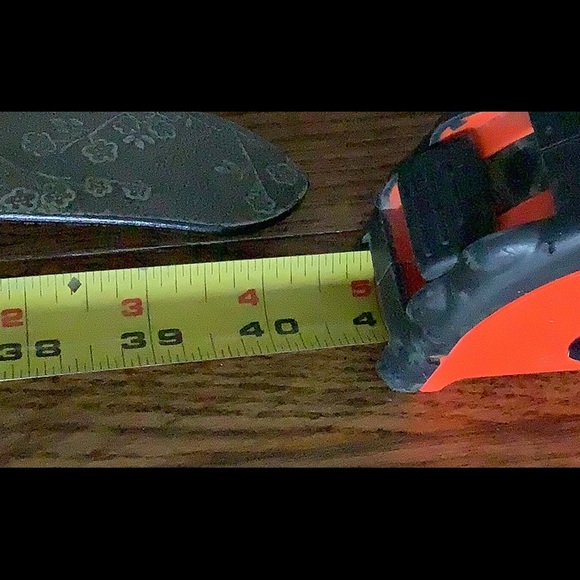 Silver leather belt - Picture 2 of 2